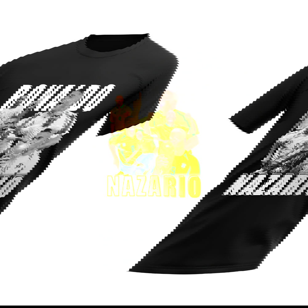 Ronaldo Nazario Bootleg T-Shirt (Black)