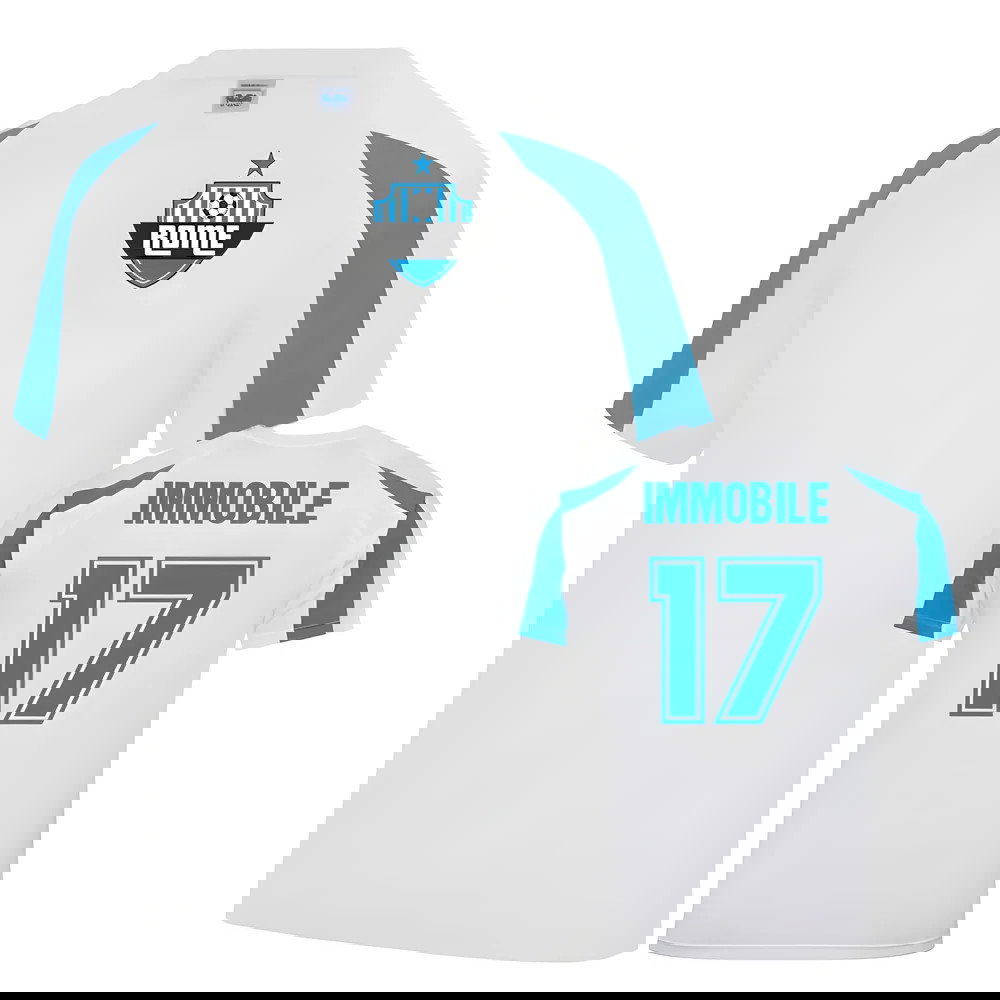 Ciro Immobile Lazio Sports Training Jersey (White)