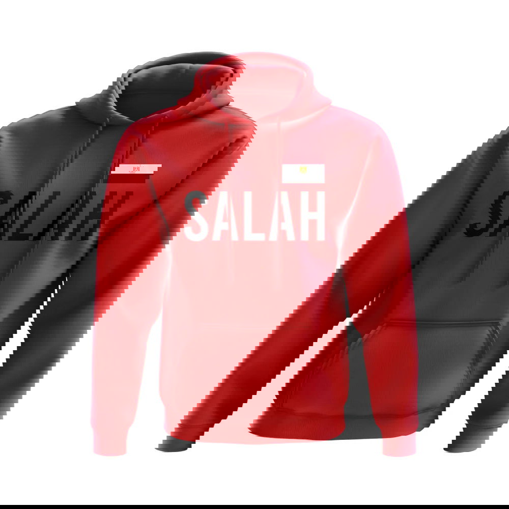 Mohamed Salah Egypt Name Hoody (Red)