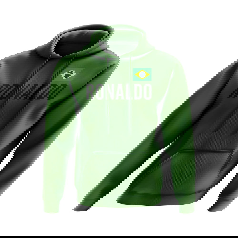 Ronaldo Brazil Name Hoody (Green)