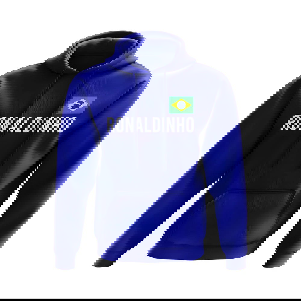 Ronaldinho Brazil Name Hoody (Blue)