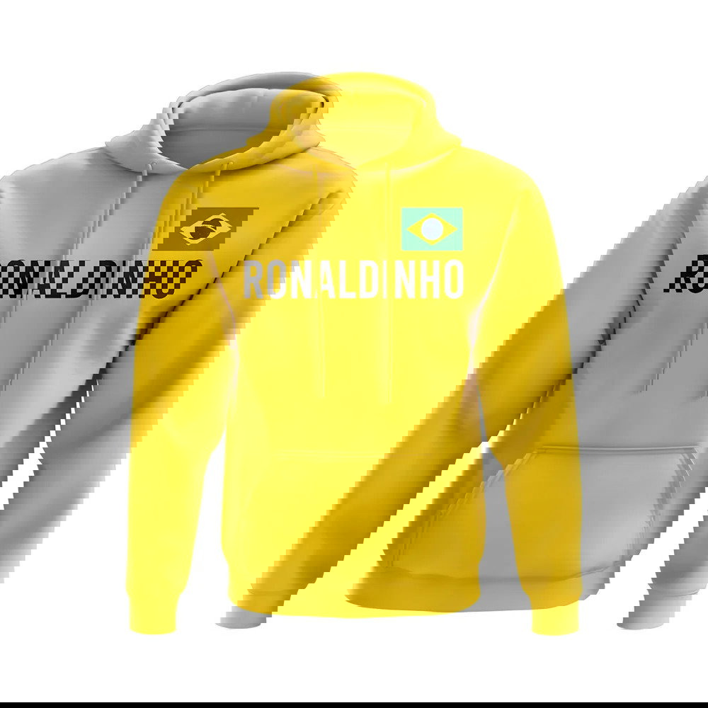 Ronaldinho Brazil Name Hoody (Yellow)