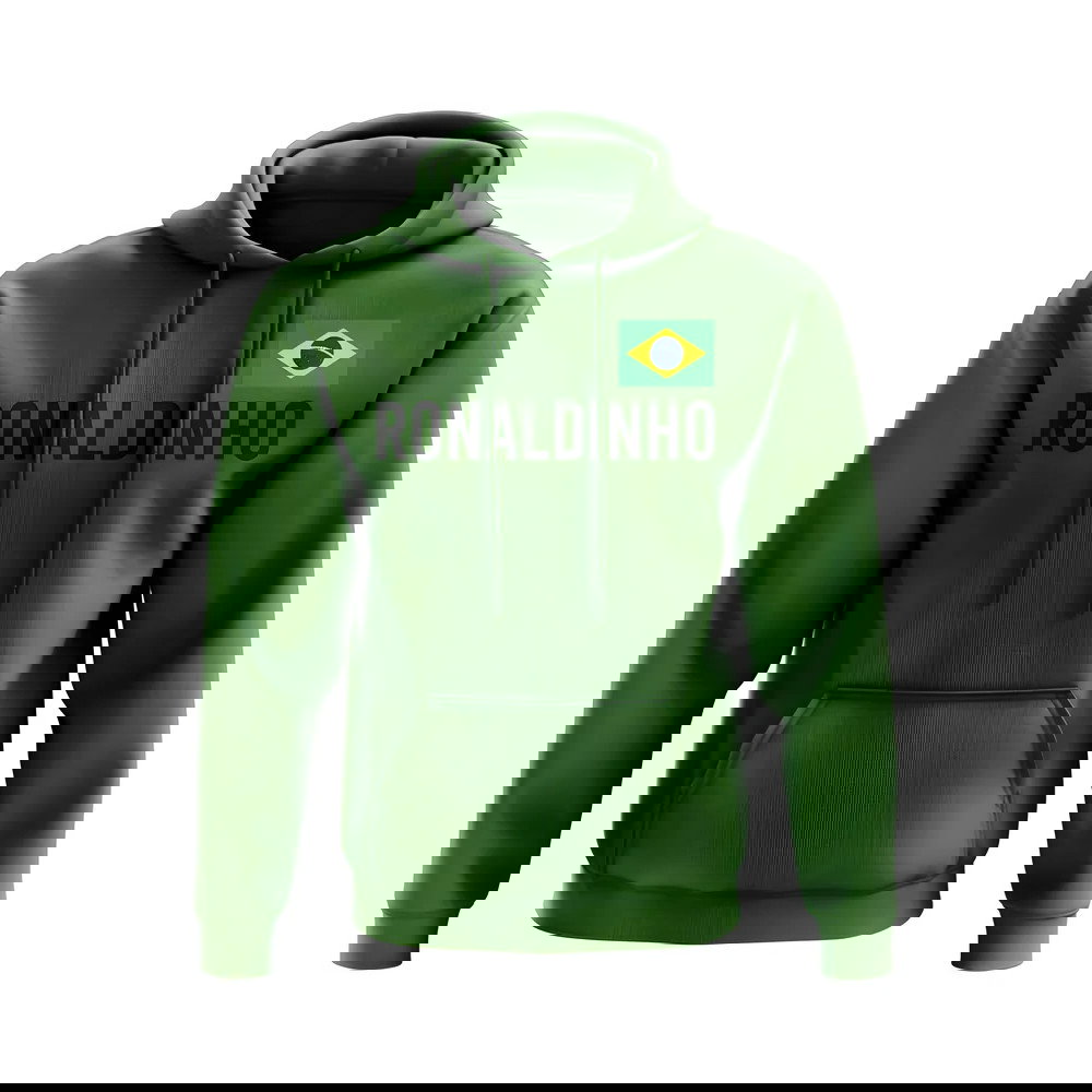 Ronaldinho Brazil Name Hoody (Green)