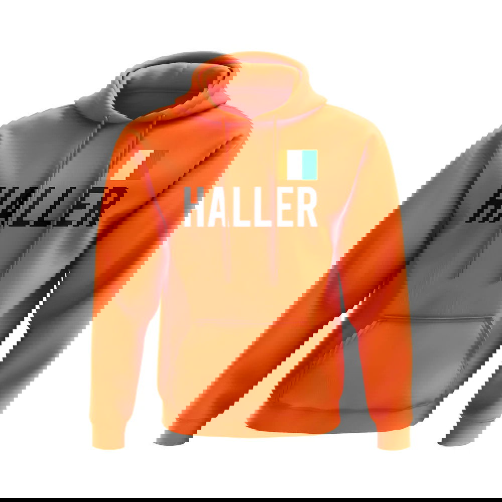 Sebastian Haller Ivory Coast Name Hoody (Orange)