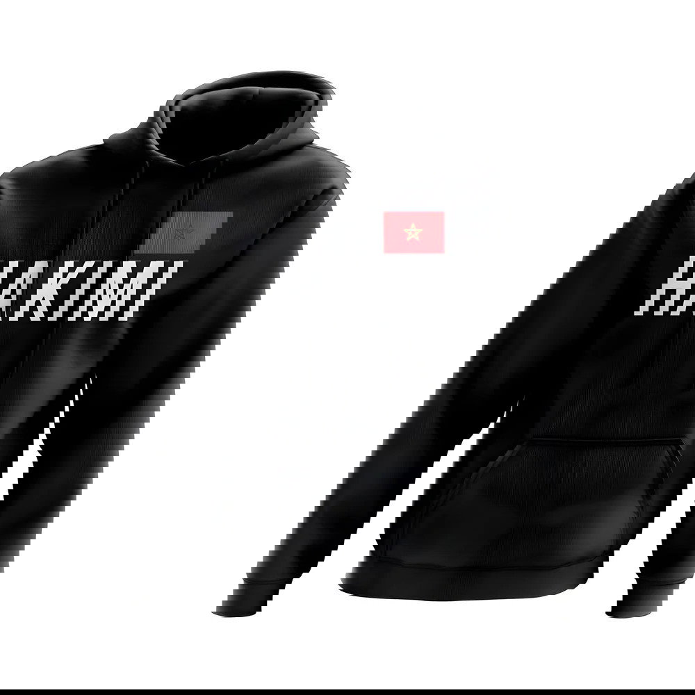 Achraf Hakimi Morocco Name Hoody (Black)