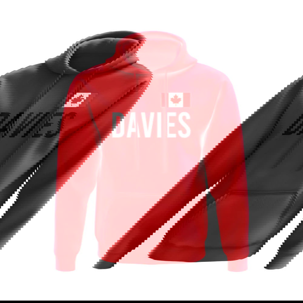 Alphonso Davies Canada Name Hoody (Red)