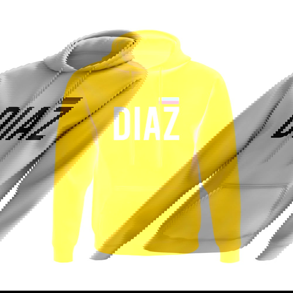 Luis Diaz Colombia Name Hoody (Yellow)