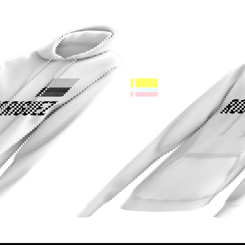 James Rodriguez Colombia Name Hoody (White)