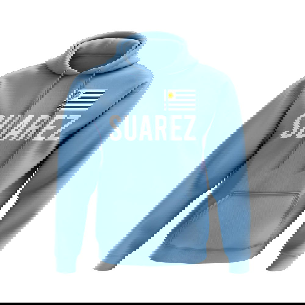 Luis Suarez Uruguay Name Hoody (Sky Blue)