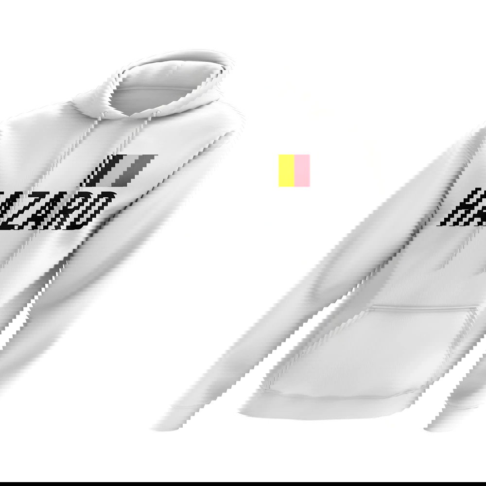 Eden Hazard Belgium Name Hoody (White)