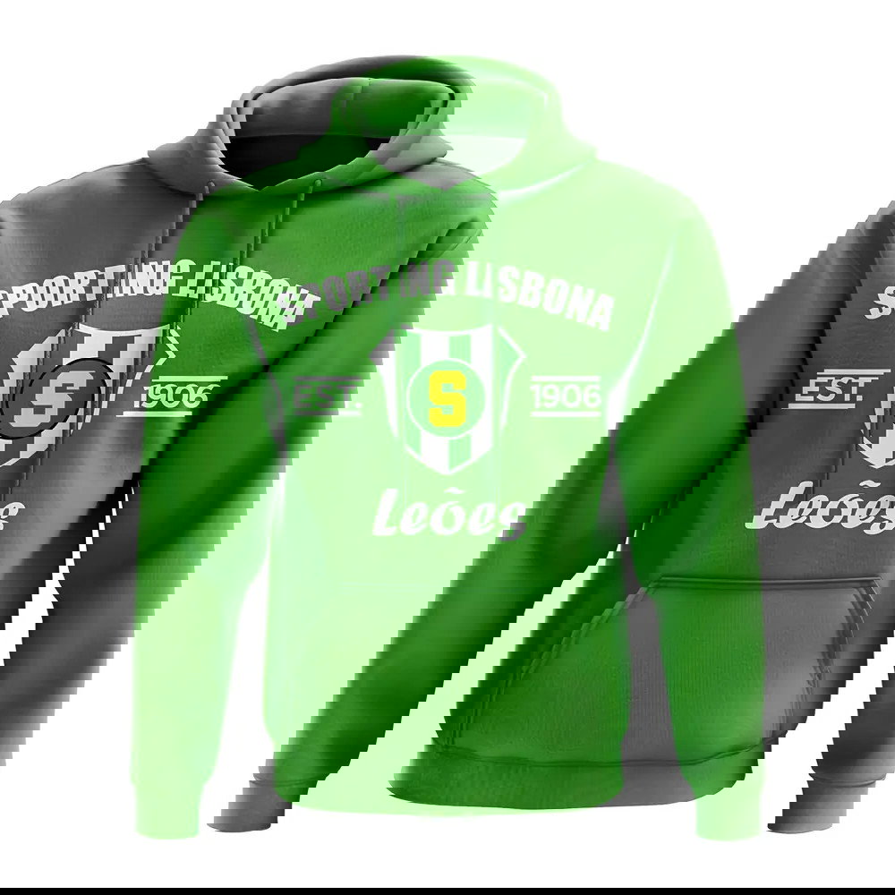 Sporting Lisbon Established Hoody (Green)