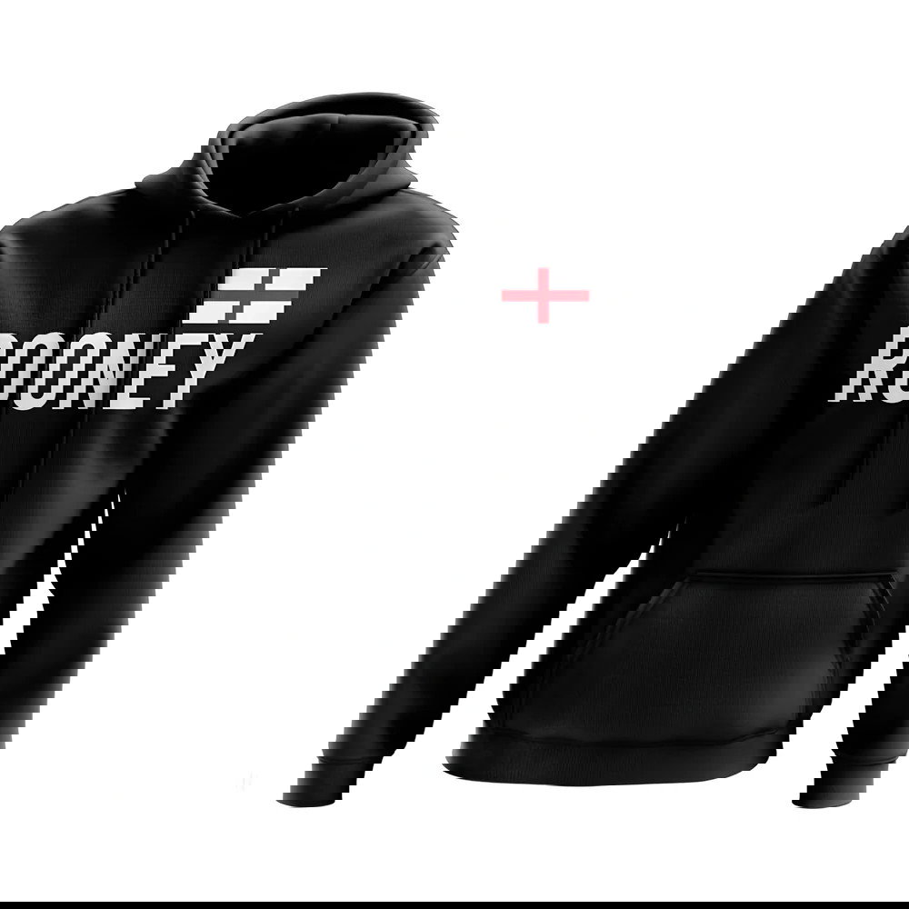 Wayne Rooney England Name Hoody (Black)