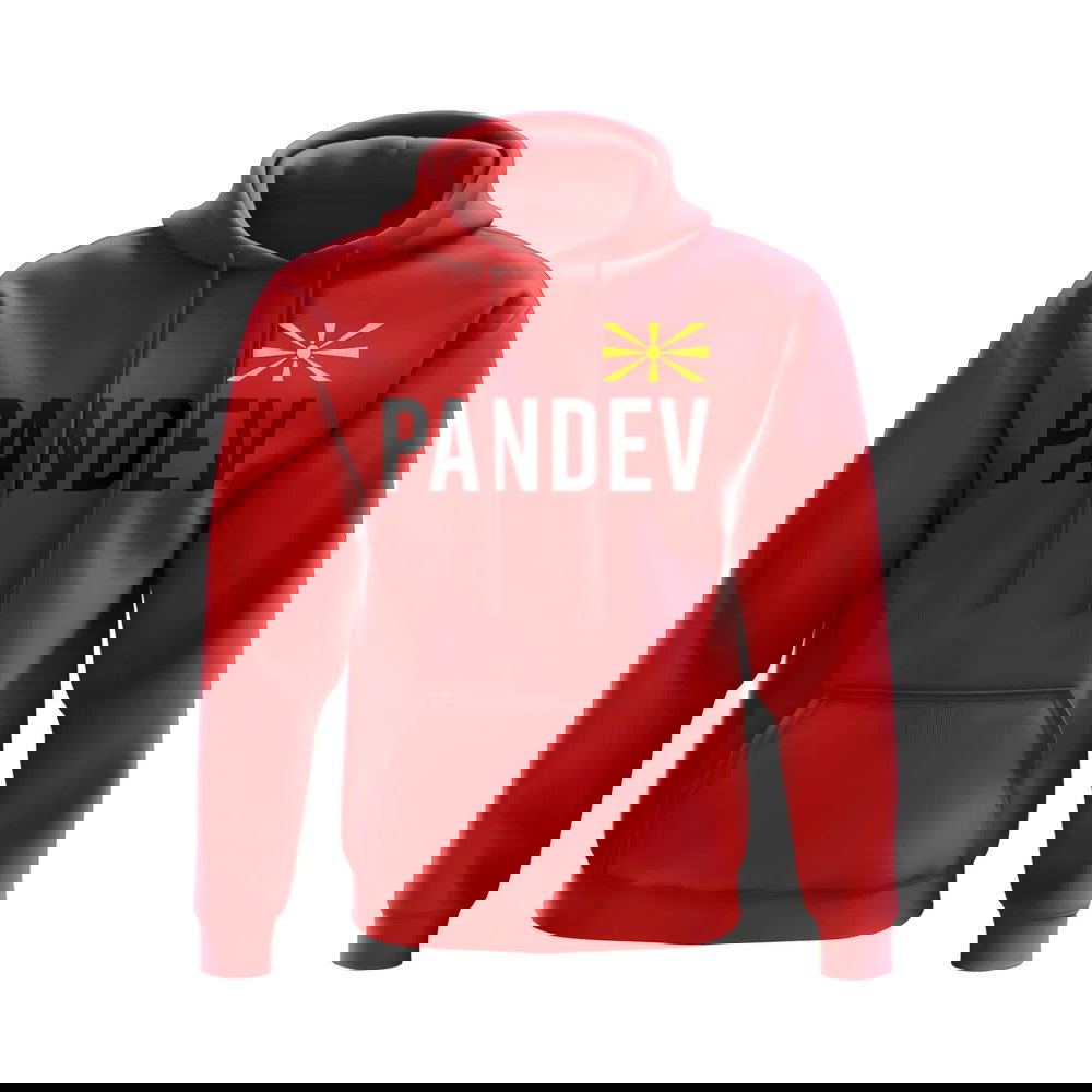 Goran Pandev Macedonia Name Hoody (Red)