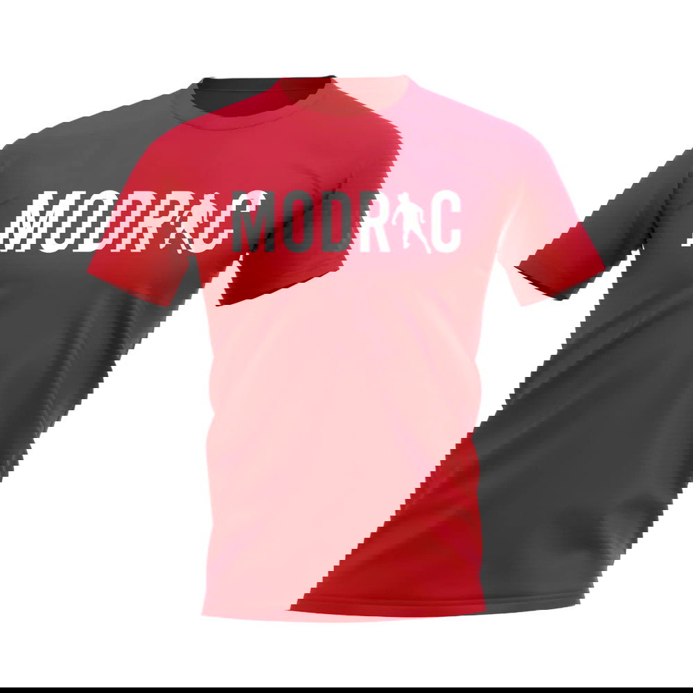 Luka Modric Silhouette T-Shirt (Red)