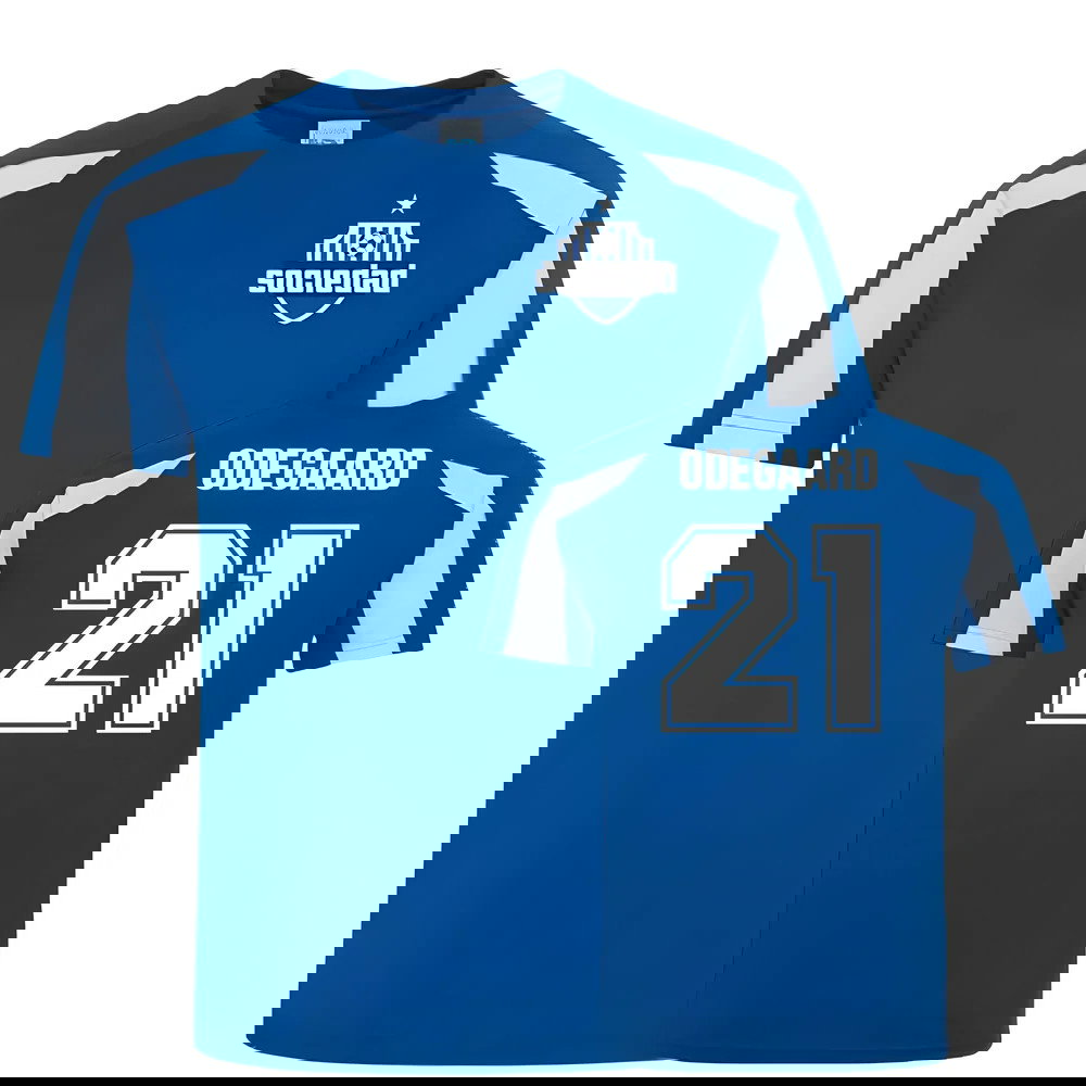 Martin Odegaard Real Sociedad Sports Training Jersey (Blue)