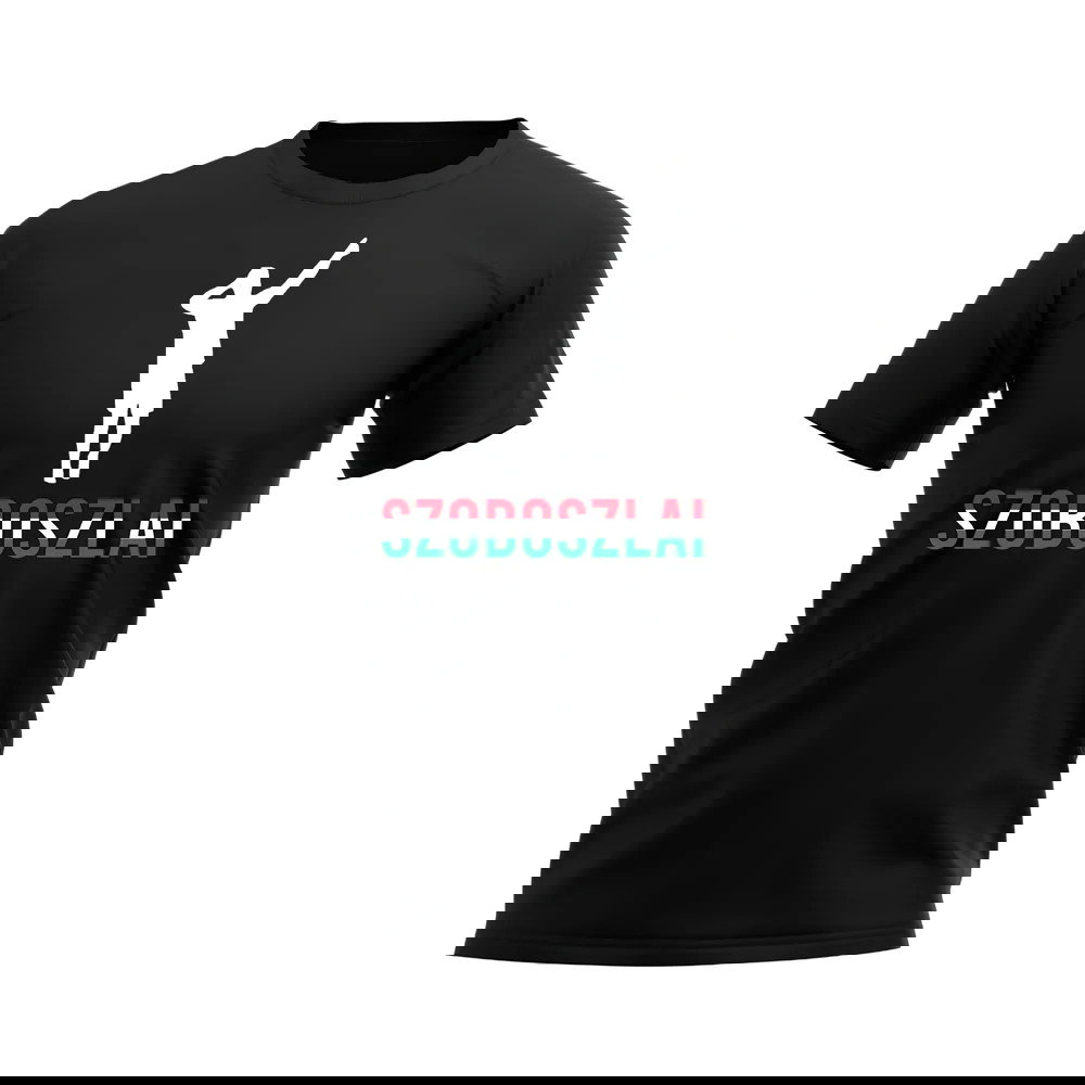 Dominik Szoboszlai Hungary Silhouette T-shirt (Black)