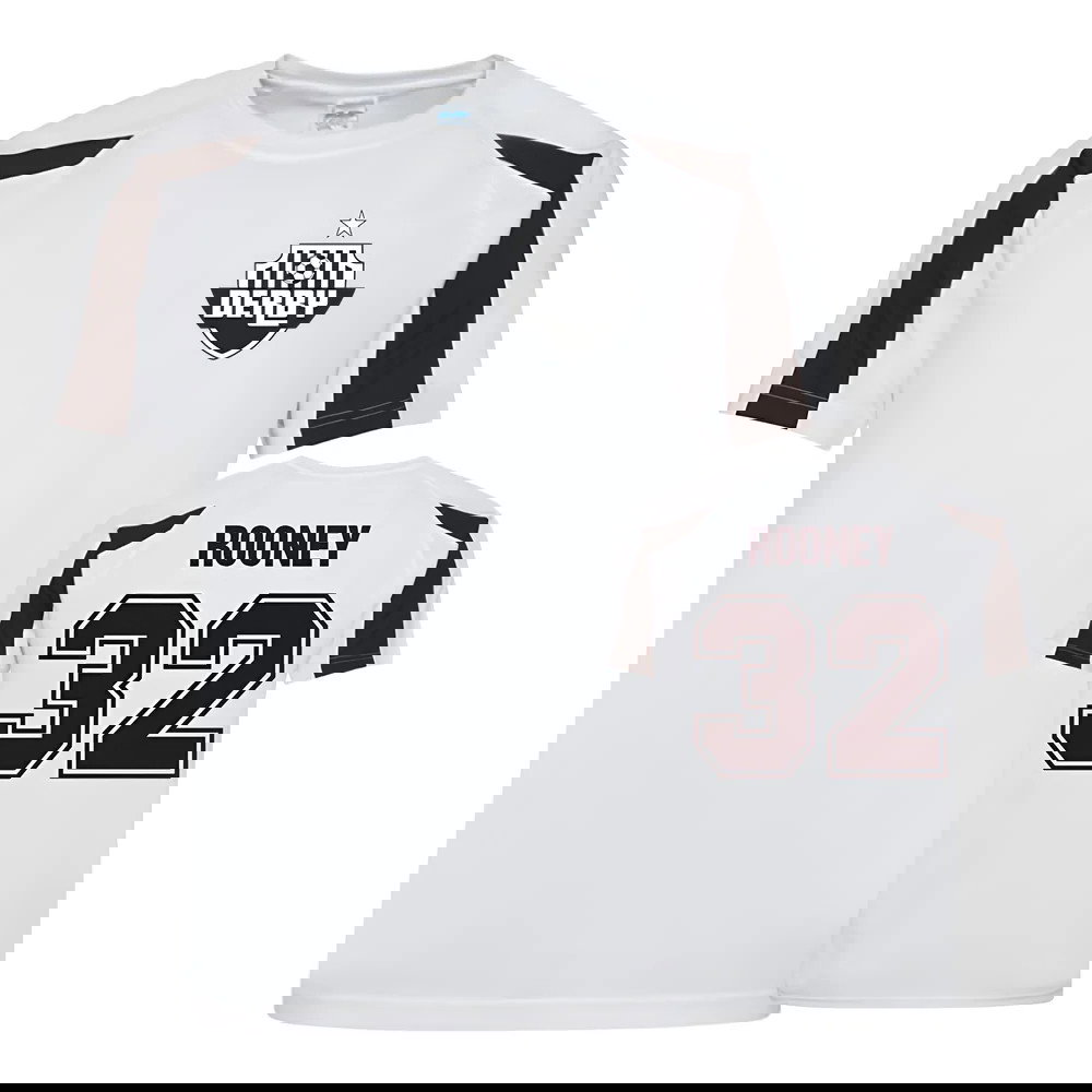 Wayne Rooney Derby County Sports Training Jersey (White)