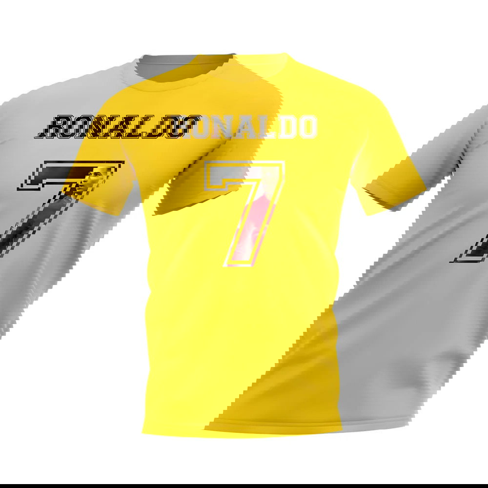Cristiano Ronaldo Portugal 7 T-Shirt (Yellow)