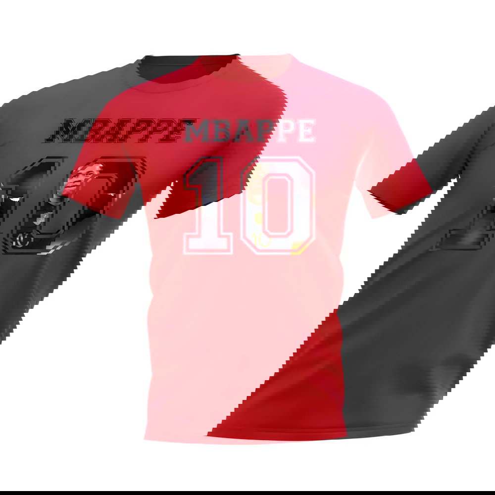 Kylian Mbappe France 10 T-Shirt (Red)