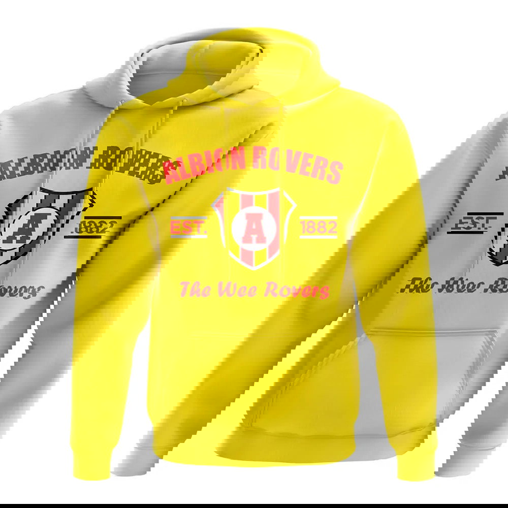 Albion Rovers Established Hoody (Yellow)