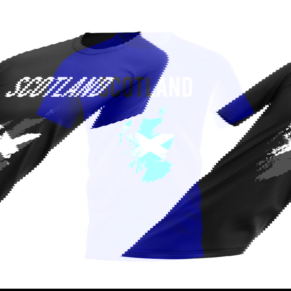Scotland Map T-shirt (Royal)
