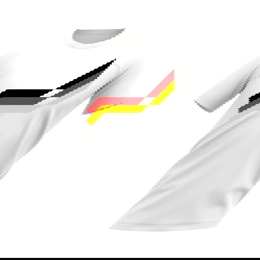 Germany 1988 Retro Pattern T-shirt (White)