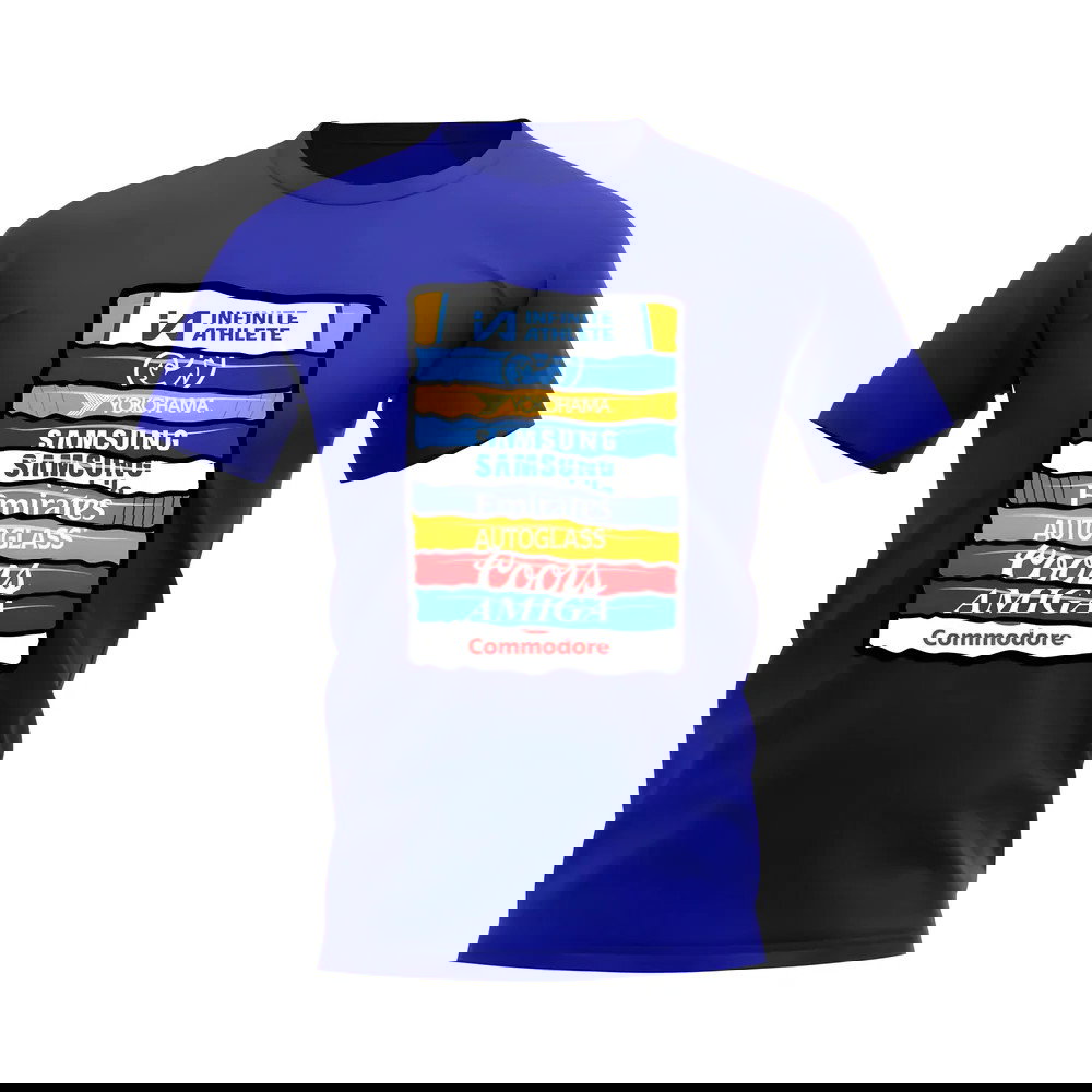 Chelsea Shirt Sponsor History T-shirt (Royal)