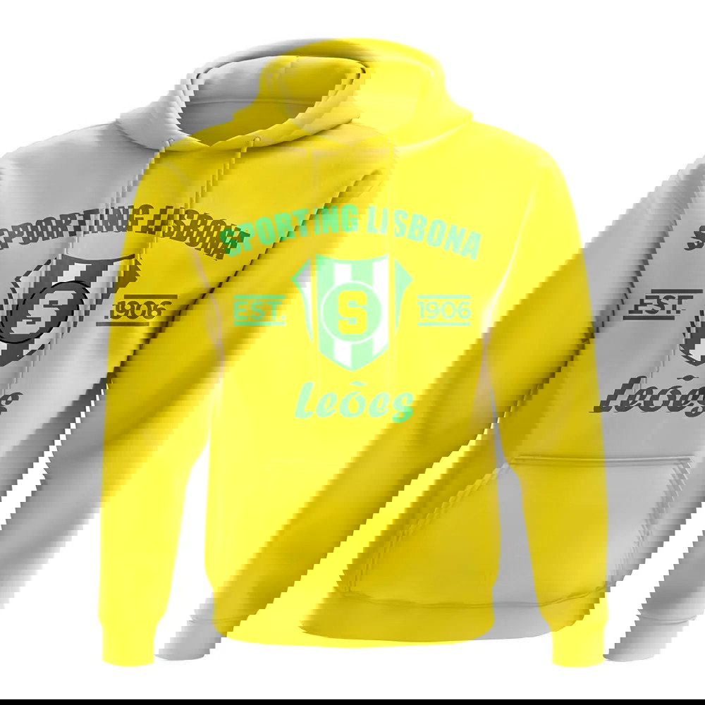 Sporting Lisbon Established Hoody (Yellow)