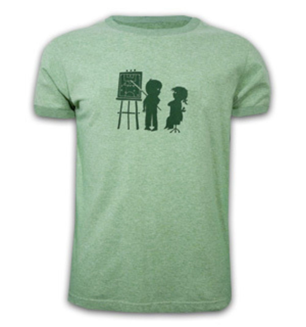 Mens Offside Melee Basic T - Green 85% cotton - 15% Acryl