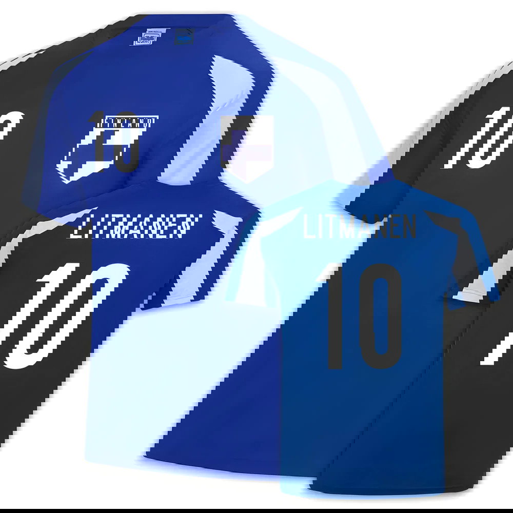 Finland Sports Training Jersey (Jari Litmanen 10)