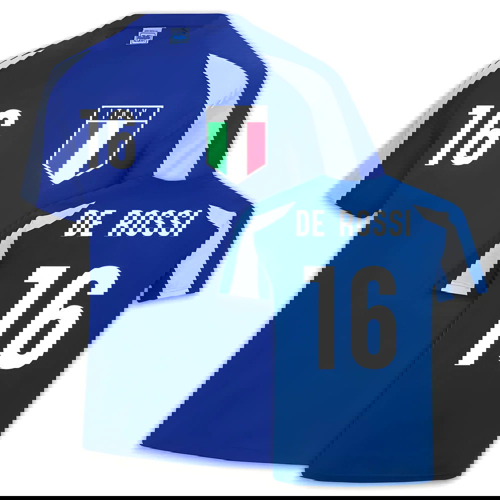 Italy Sports Training Jersey (Daniele De Rossi 16)