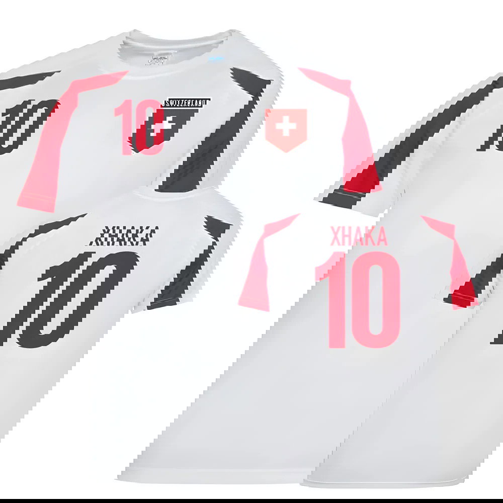 Switzerland Sports Training Jerseys (Xhaka 10)