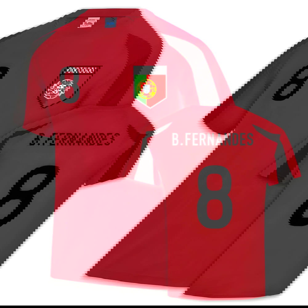 Portugal Sports Jersey Training (Bruno Fernandes 8)