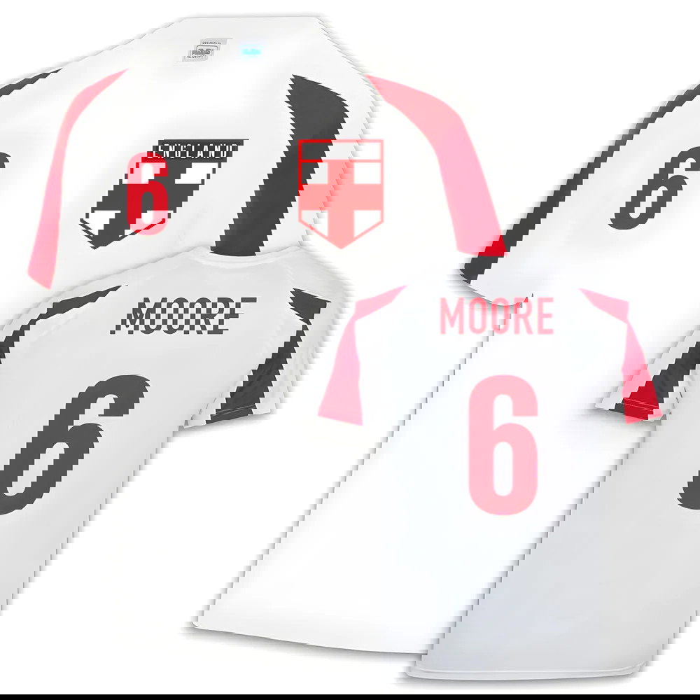 England Sports Jersey Training (Bobby Moore 6)