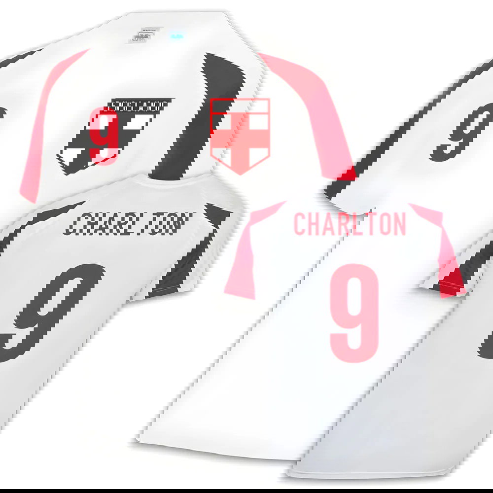 England Sports Jersey Training (Sir Bobby Charlton 9)