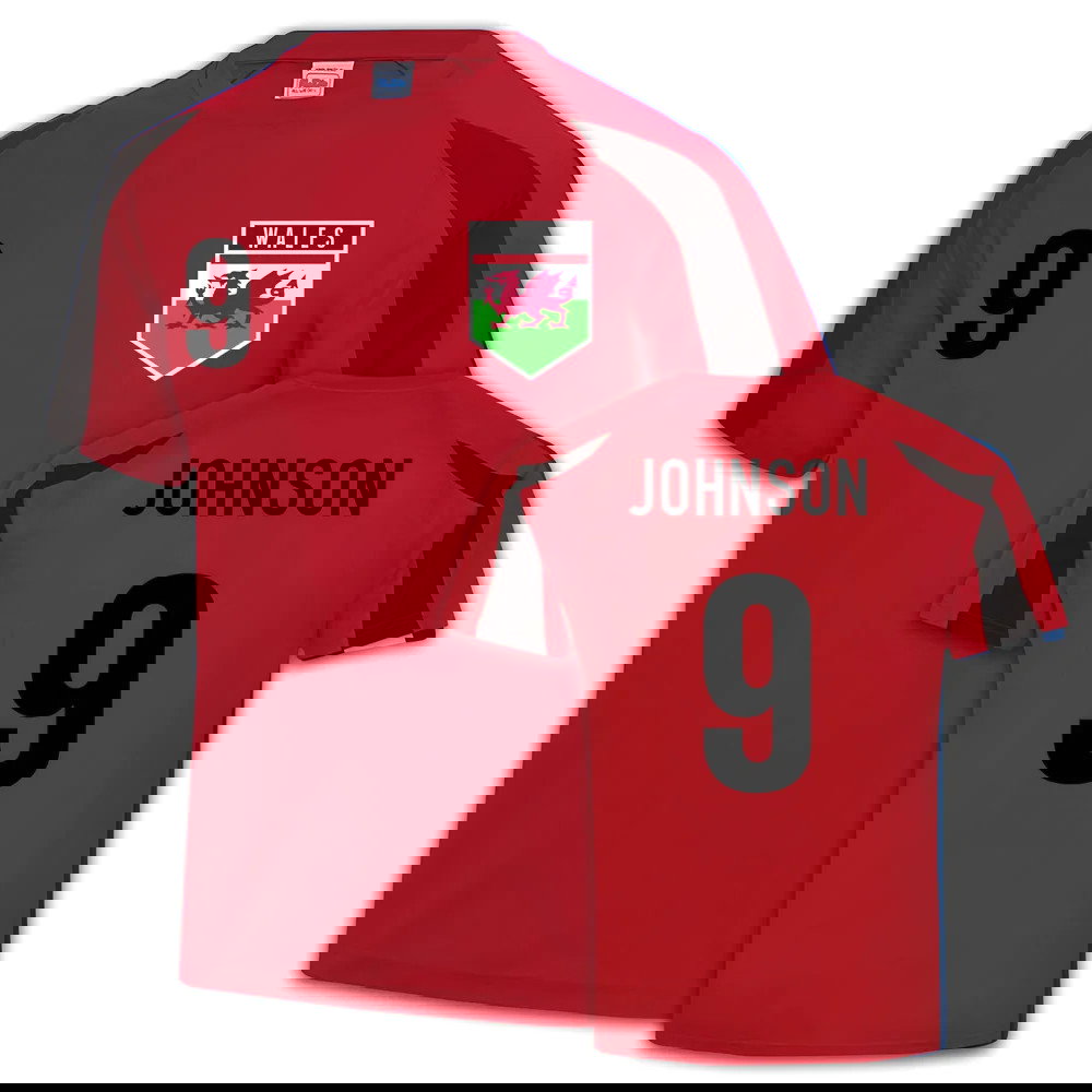 Wales Sports Jersey Training (Brennan Johnson 9)