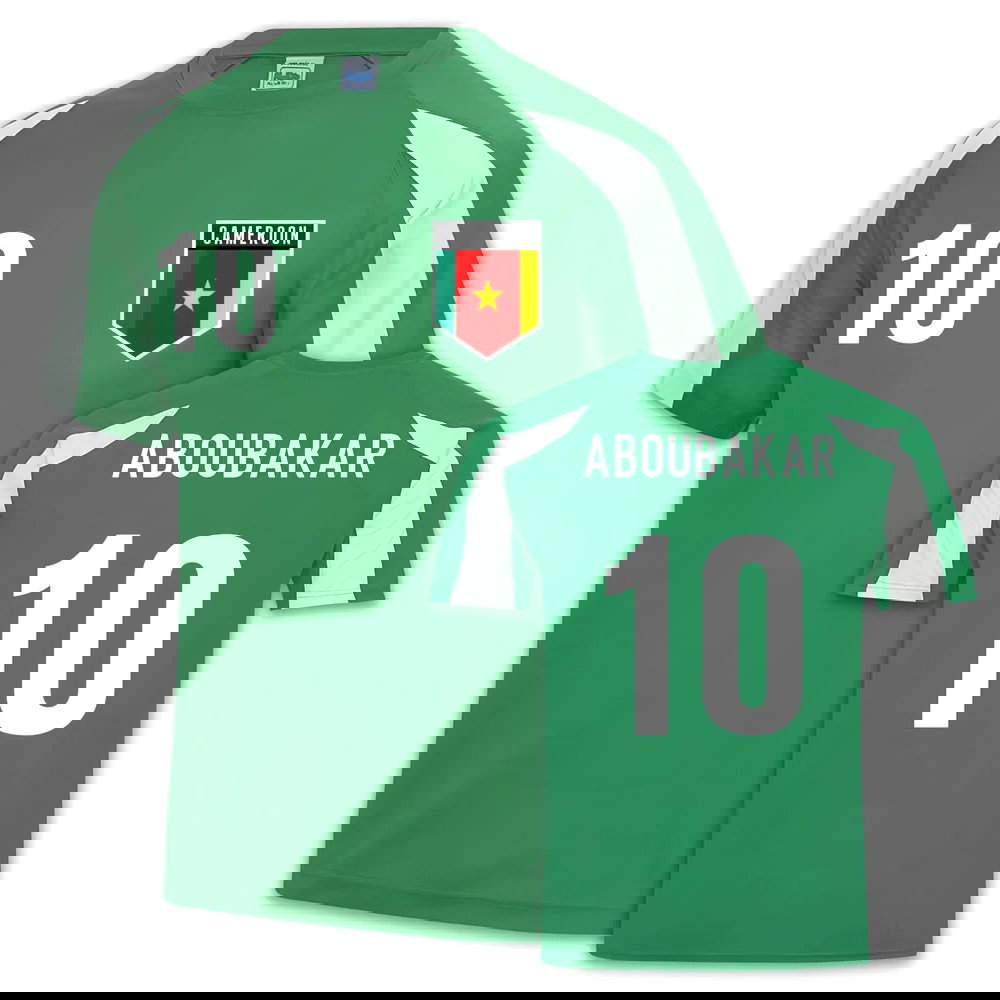 Cameroon Sports Training Jersey (Vincent Aboubakar 10)