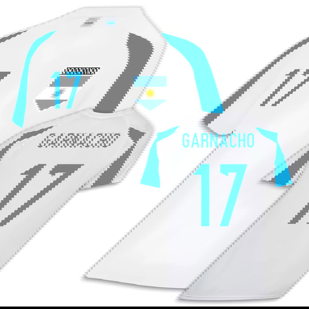 Argentina Sports training Jersey (Alejandro Garnacho 17)