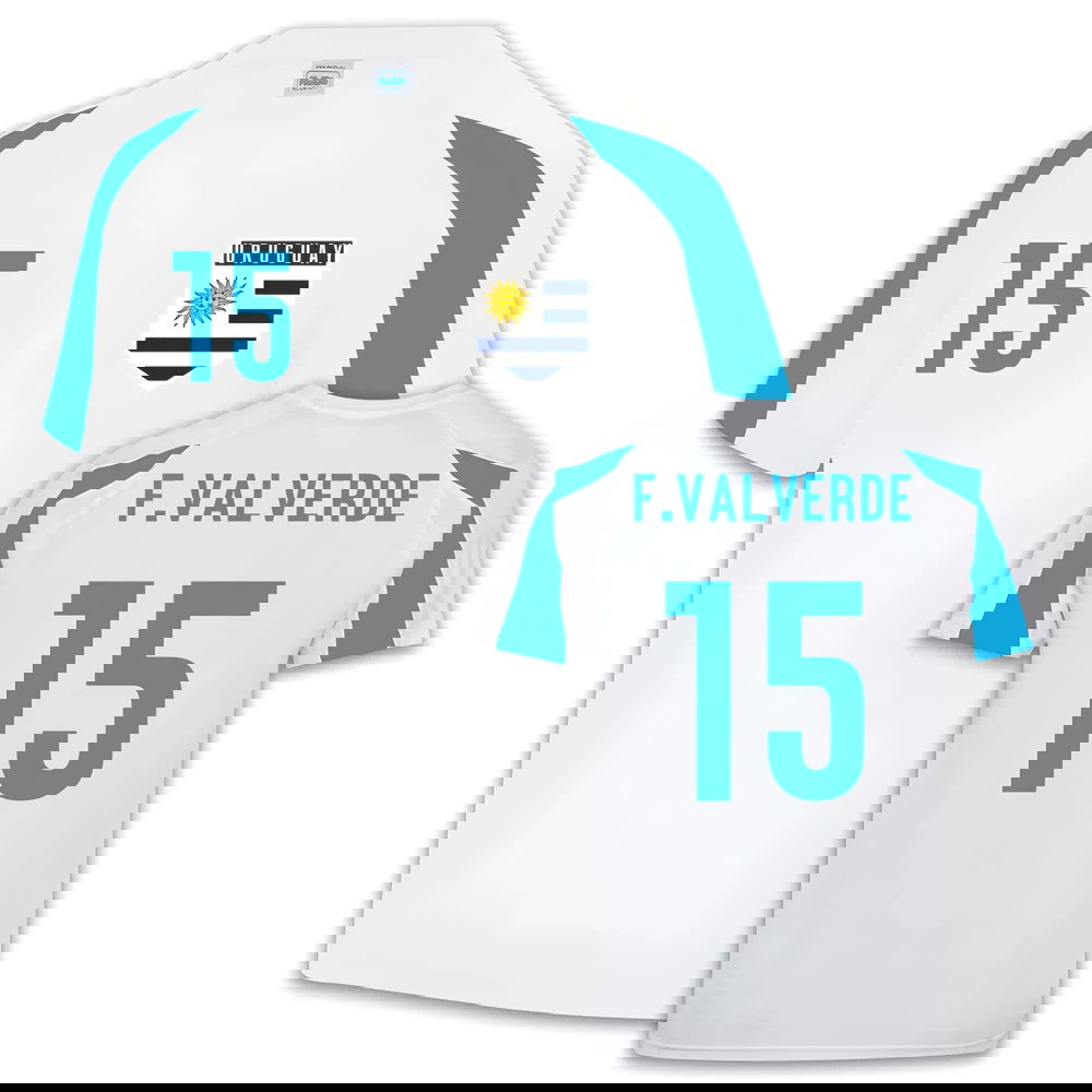 Uruguay Sports training Jersey (Federico Valverde 15)