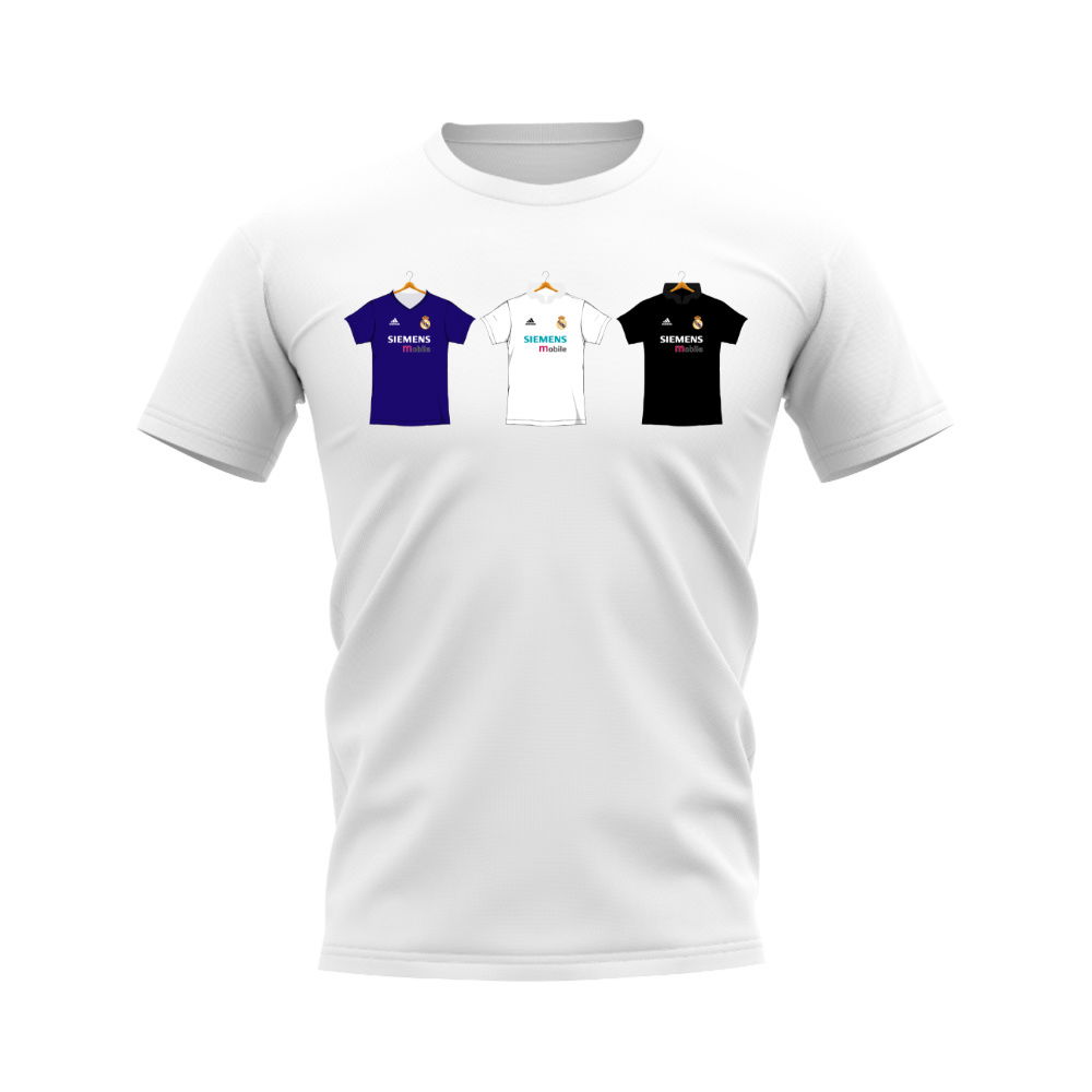 Real Madrid 2002-2003 Retro Shirt T-shirt (White) (MARCELO 12)