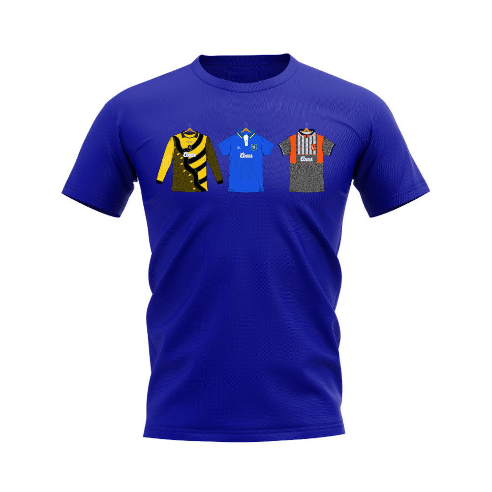 Chelsea 1995-1996 Retro Shirt T-shirts (Blue) (Wise 11)