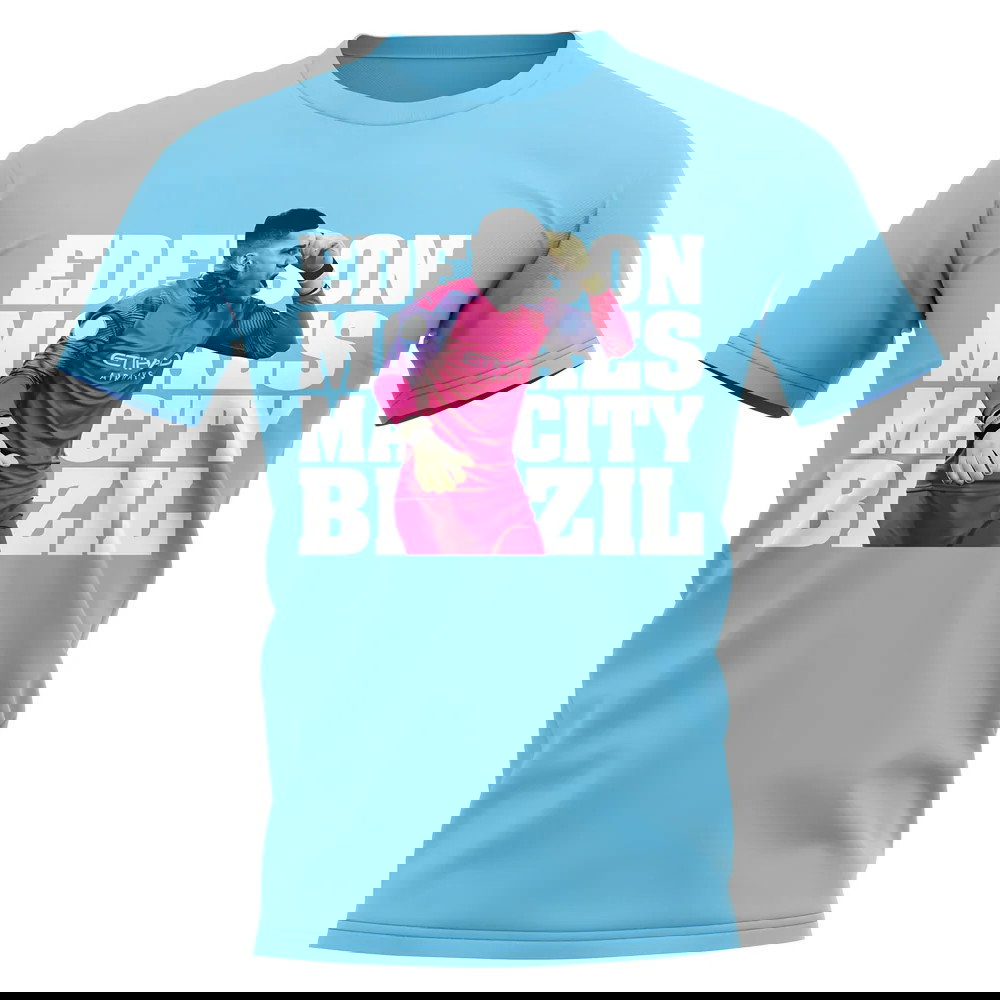 Ederson Manchester City Player T-Shirt (Sky)
