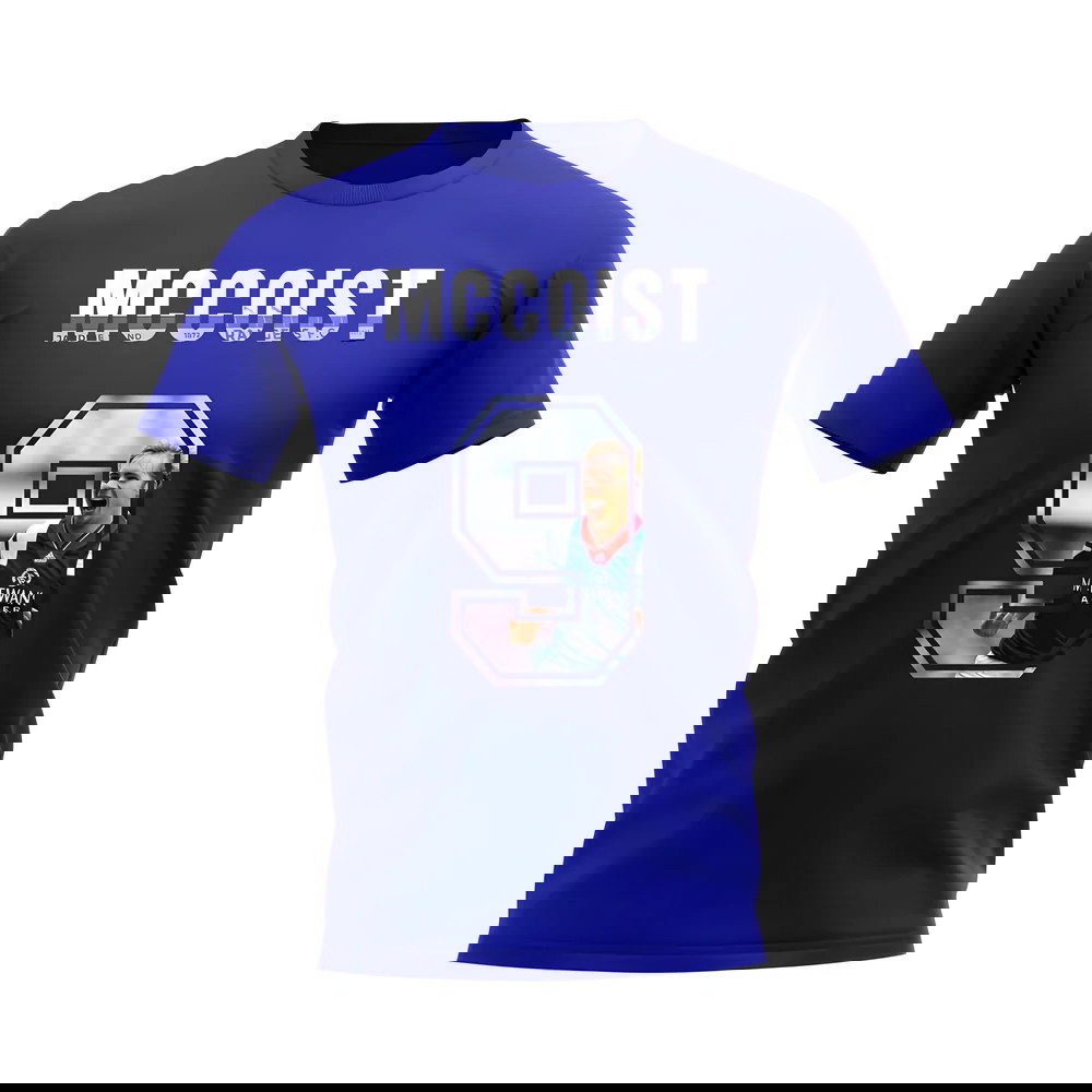 Ally McCoist Name and Number Rangers T-shirt (Blue)