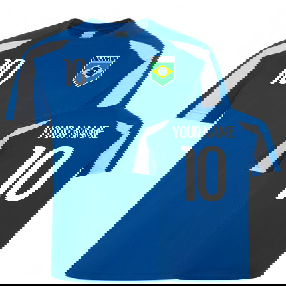 Brazil Sports Training Jersey (Your Name)