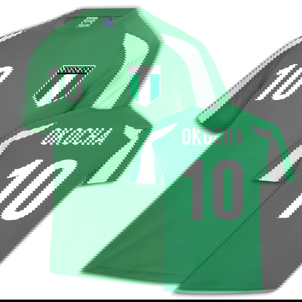 Nigeria Sports Training Jersey (Jay Jay Okocha 10)