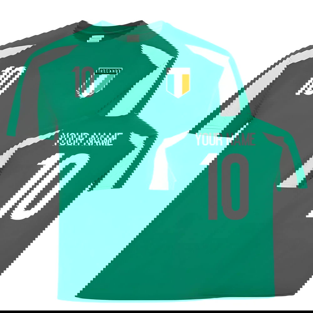 Republic of Ireland Sports Training Jersey (Your Name)