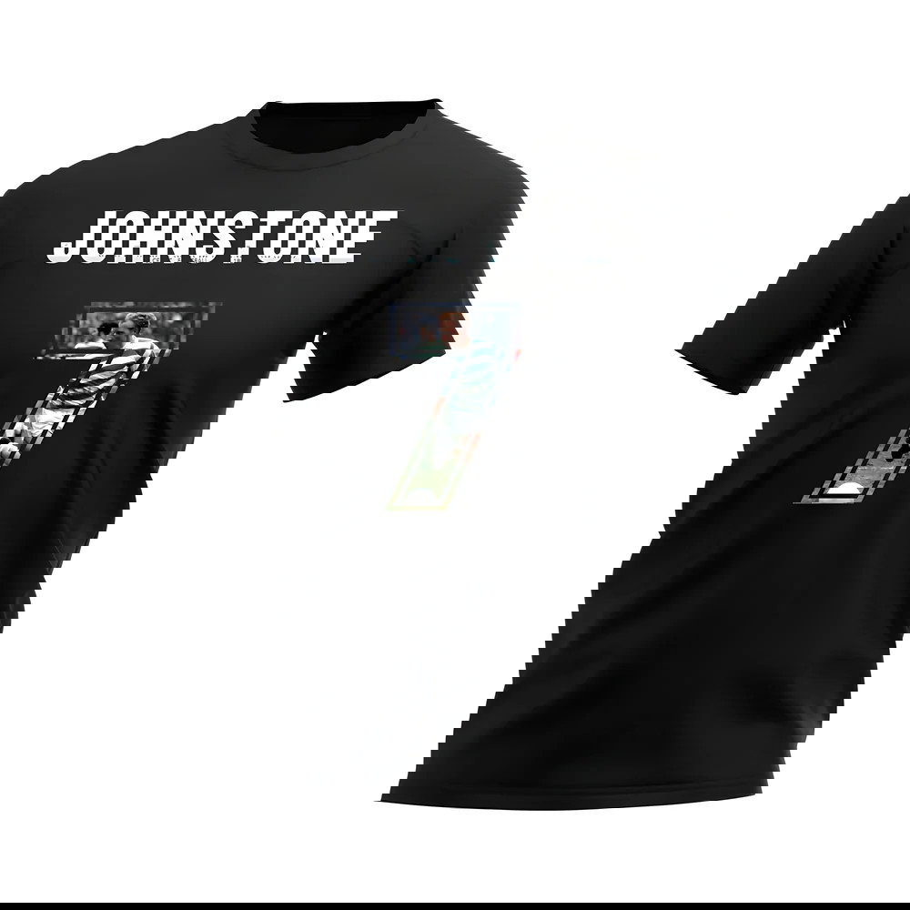 Jimmy Johnstone Name And Number Celtic T-Shirt (Black)