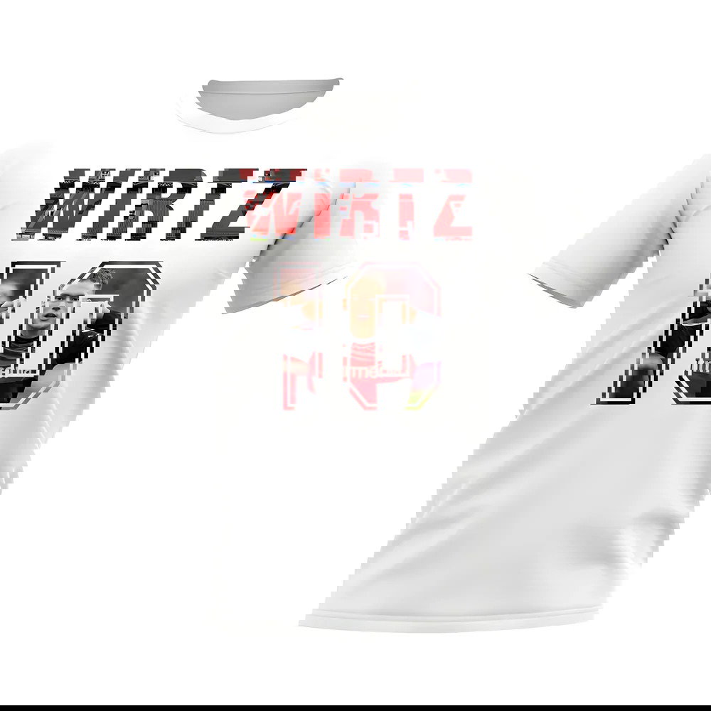 Florian Wirtz Name And Number Bayer Leverkusen T-Shirt (White)