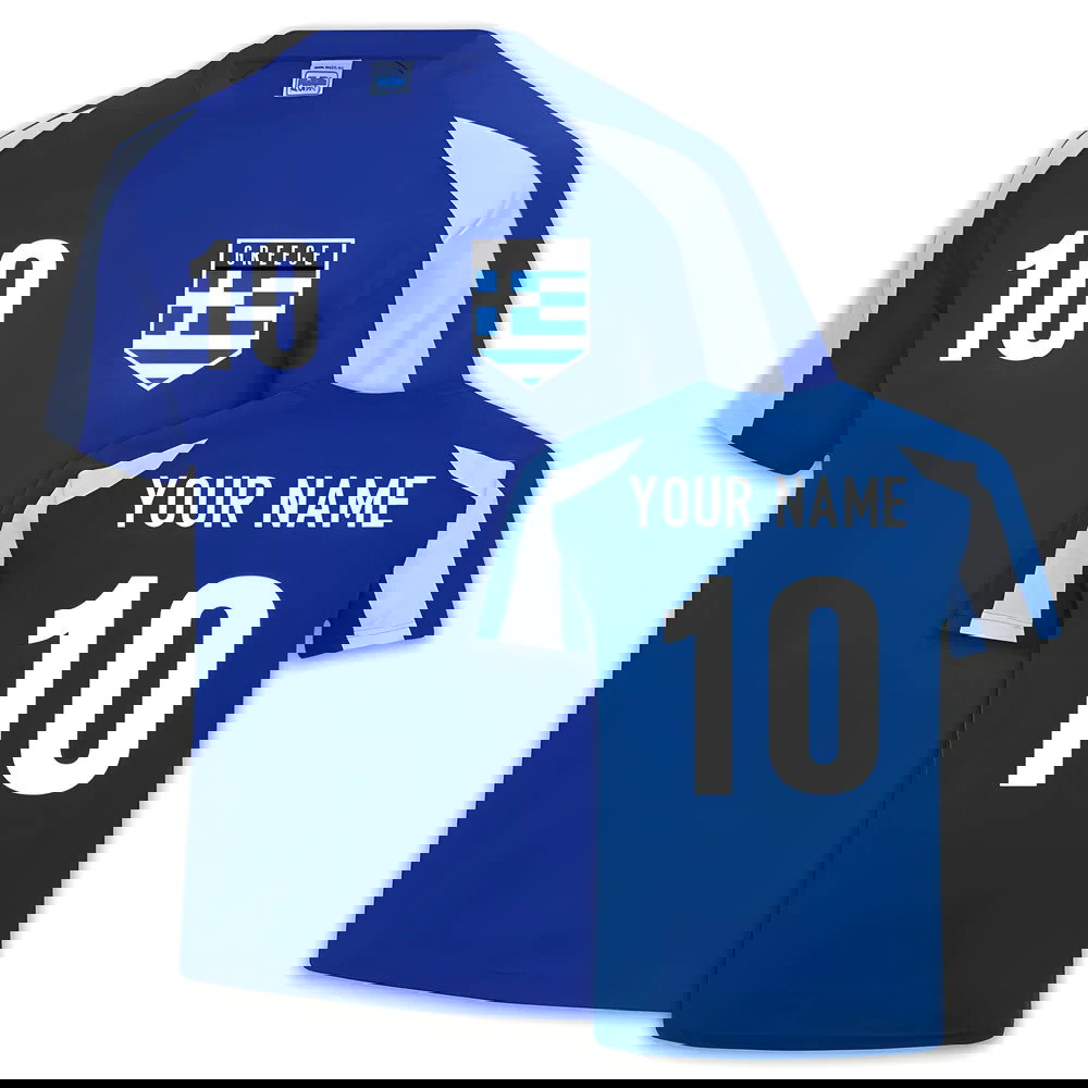 Greece Sports Training Jersey (Your Name)