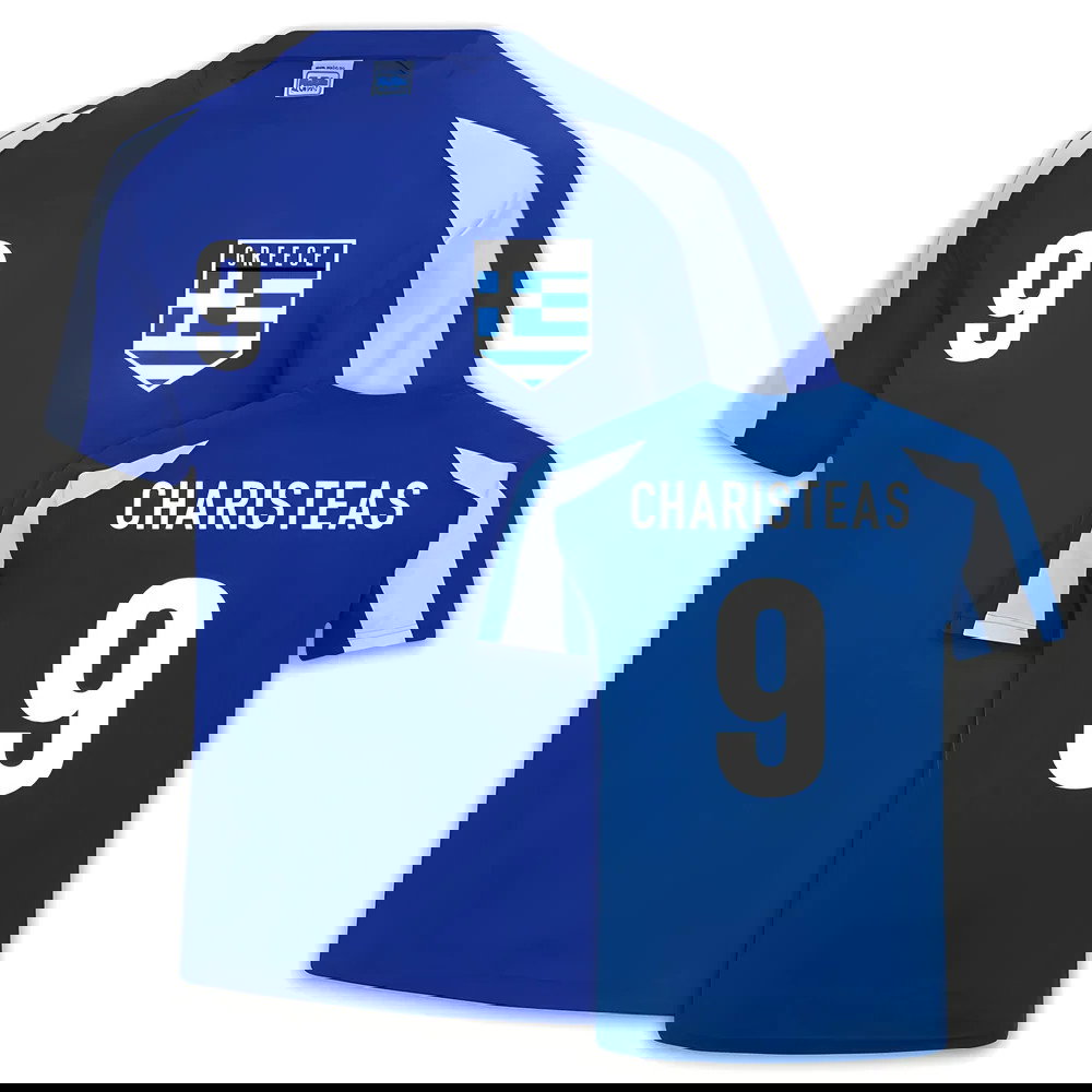 Greece Sports Training Jersey (Angelos Charisteas 9)